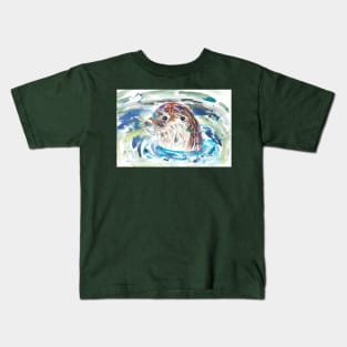 Swimming Otter Kids T-Shirt